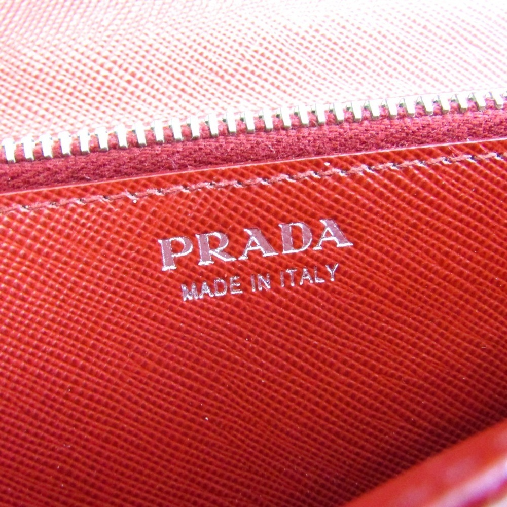 PRADA Saffiano Studded Wallet W/ Card Holder - Picture 6 of 11